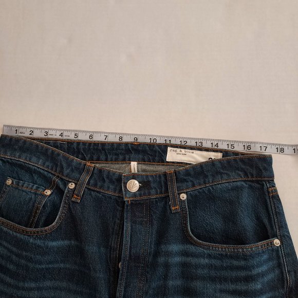Rag & Bone Size 33 Nina High Rise Ankle Cigarette Jean NWT - Picture 12 of 14